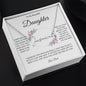 To My Beautiful Daughter From Dad | Hold This Close and Feel My Love | Personalized Name Necklace - United Trend