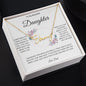 To My Beautiful Daughter From Dad | Hold This Close and Feel My Love | Personalized Name Necklace - United Trend