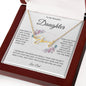To My Beautiful Daughter From Dad | Hold This Close and Feel My Love | Personalized Name Necklace - United Trend