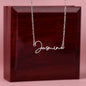 To My Beautiful Daughter From Dad | Hold This Close and Feel My Love | Personalized Name Necklace - United Trend