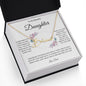 To My Beautiful Daughter From Dad | Hold This Close and Feel My Love | Personalized Name Necklace - United Trend
