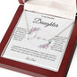 To My Beautiful Daughter From Dad | Hold This Close and Feel My Love | Personalized Name Necklace - United Trend