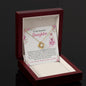 To My Beautiful Daughter | You Are The Light In My Heart Knot Necklace - United Trend