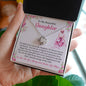 To My Beautiful Daughter | You Are The Light In My Heart Knot Necklace - United Trend