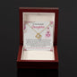 To My Beautiful Daughter | You Are The Light In My Heart Knot Necklace - United Trend