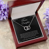 To My Bonus Daughter | Love You No Matter What Perfect Pair Necklace - United Trend