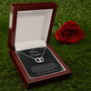To My Bonus Daughter | Love You No Matter What Perfect Pair Necklace - United Trend