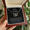 To My Bonus Daughter | Love You No Matter What Perfect Pair Necklace - United Trend