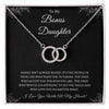 To My Bonus Daughter | Love You No Matter What Perfect Pair Necklace - United Trend