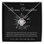 To My Bonus Daughter | Shine Like The Brightest Star Love Knot Necklace - United Trend