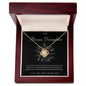 To My Bonus Daughter | Shine Like The Brightest Star Love Knot Necklace - United Trend