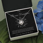 To My Bonus Daughter | Shine Like The Brightest Star Love Knot Necklace - United Trend