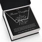 To My Bonus Daughter Shine Like The Brightest Star Personalized Name Necklace - United Trend