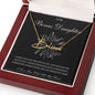 To My Bonus Daughter Shine Like The Brightest Star Personalized Name Necklace - United Trend