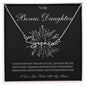 To My Bonus Daughter Shine Like The Brightest Star Personalized Name Necklace - United Trend
