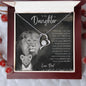 To My Daughter From Dad | I'm Always Right There Heart Necklace - United Trend
