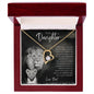 To My Daughter From Dad | I'm Always Right There Heart Necklace - United Trend