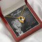 To My Daughter From Dad | I'm Always Right There Heart Necklace - United Trend