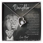 To My Daughter From Dad | I'm Always Right There Heart Necklace - United Trend