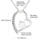 To My Daughter From Dad | I'm Always Right There Heart Necklace - United Trend