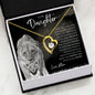 To My Daughter From Mom | I'm Always Right There | CZ Forever Love Necklace - United Trend