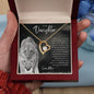 To My Daughter From Mom | I'm Always Right There | CZ Forever Love Necklace - United Trend