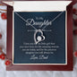 To My Daughter I Love You From Dad | Forever Love Necklace - United Trend
