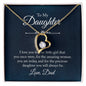 To My Daughter I Love You From Dad | Forever Love Necklace - United Trend
