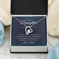 To My Daughter I Love You From Dad | Forever Love Necklace - United Trend