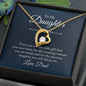 To My Daughter I Love You From Dad | Forever Love Necklace - United Trend
