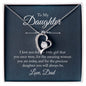 To My Daughter I Love You From Dad | Forever Love Necklace - United Trend