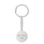 When You Pass Through Deep Waters I Will Be With You | Optional Engraving | Circle Keychain - United Trend