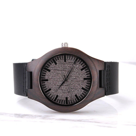 Crossed Oceans of Time | Engraved Wooden Watch - United Trend