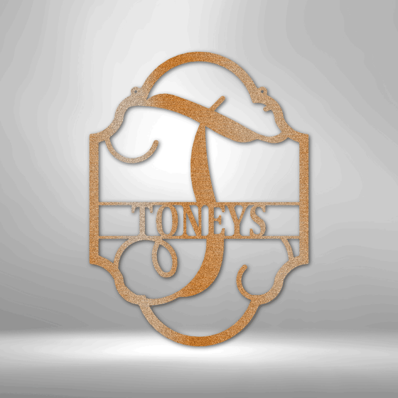 Family Name Plaque - Steel Sign - United Trend