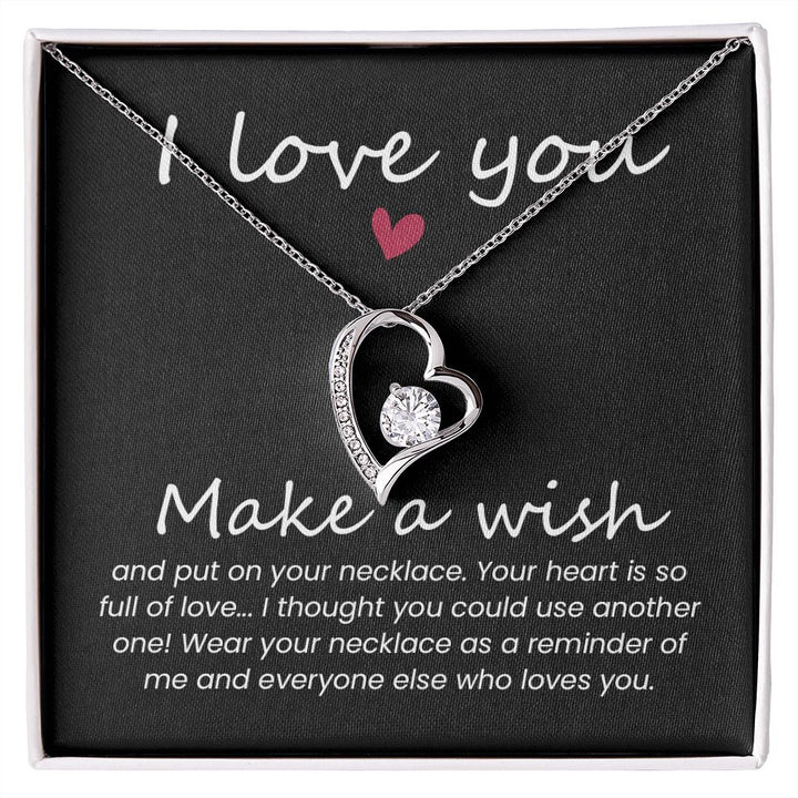 I Love You Make A Wish | Forever Love Necklace - United Trend