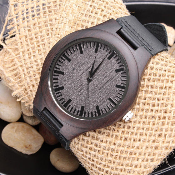 My Man I Love You | Engraved Wooden Watch - United Trend