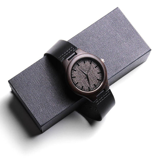 My Man I Love You | Engraved Wooden Watch - United Trend
