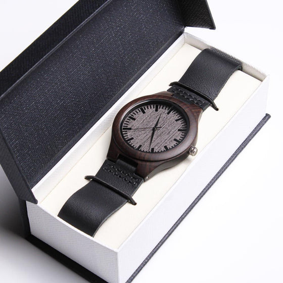 My Man I Love You | Engraved Wooden Watch - United Trend