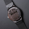 My Man I Love You | Engraved Wooden Watch - United Trend