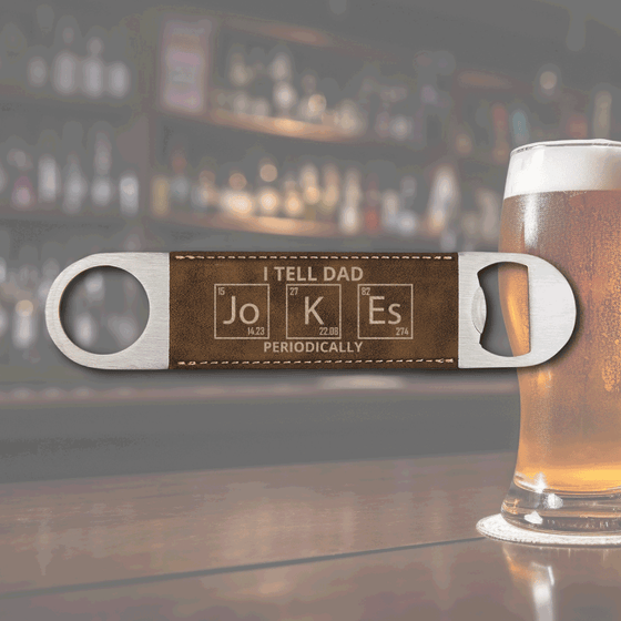 Premium Dad Jokes Leather Bottle Opener - United Trend
