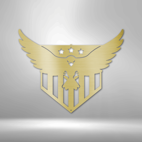 Swooping American Eagle - Steel Sign - United Trend