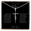 To My Beautiful Mom From Son or Daughter | You Gave Me Confidence | Faith Cross Necklace - United Trend
