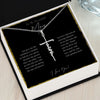 To My Beautiful Mom From Son or Daughter | You Gave Me Confidence | Faith Cross Necklace - United Trend