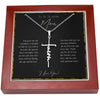 To My Beautiful Mom From Son or Daughter | You Gave Me Confidence | Faith Cross Necklace - United Trend