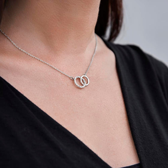 To My Bonus Daughter | Love You No Matter What Perfect Pair Necklace - United Trend