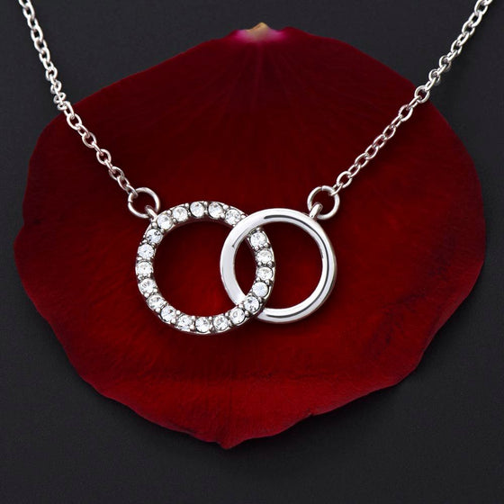 To My Bonus Daughter | Love You No Matter What Perfect Pair Necklace - United Trend
