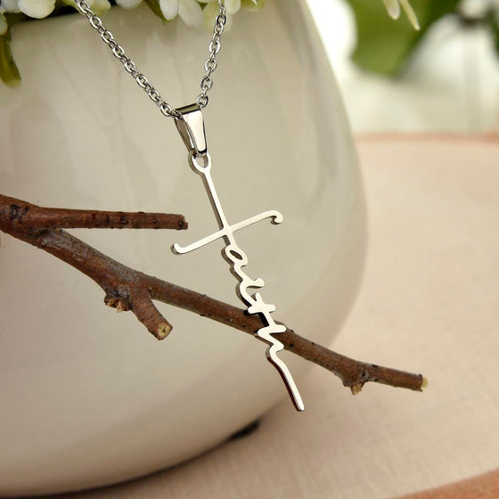To My Daughter | I'm Always Right There | Faith Cross Necklace - United Trend