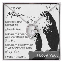  To My Mom | For Each Time I Forgot | Heart Necklace - United Trend
